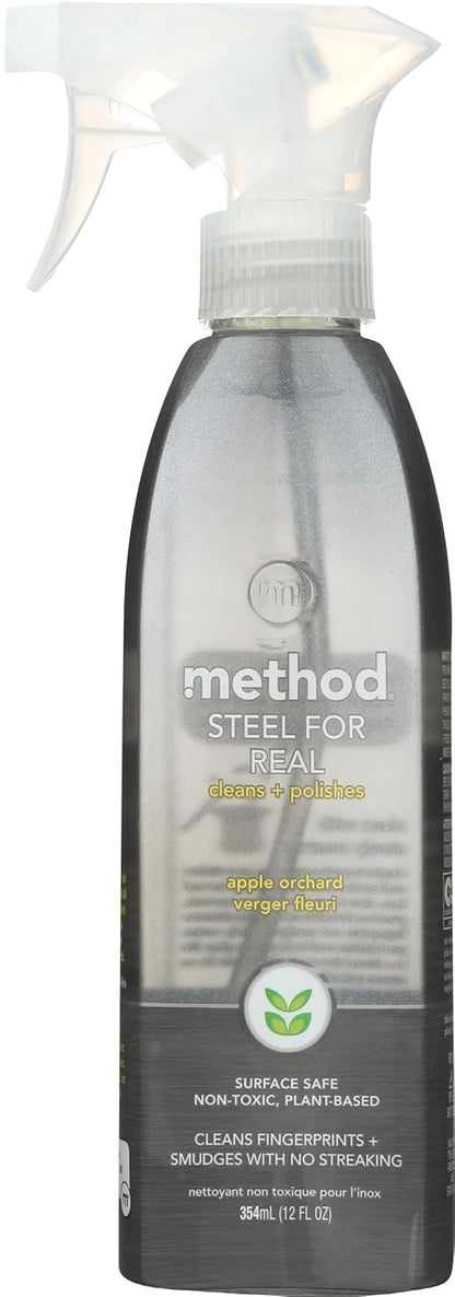 Method, Cleaner Spray Stainless Steel, 12 Fl Oz