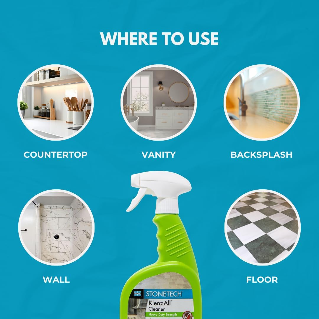 StoneTech KlenzAll Cleaner, 24OZ (709ML) Spray Bottle