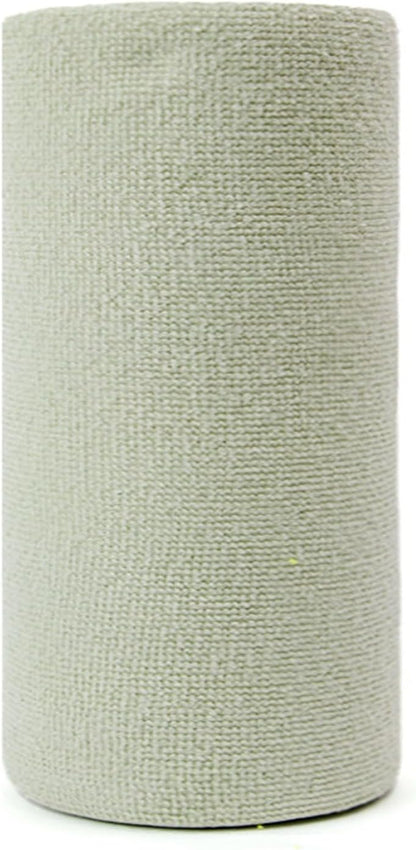 Microfiber Cleaning Cloths Roll of 20 - Tear-Off Reusable Washable Towels, 9.8x9.8 Inches, Absorbent and Lint-Free, Scratch-Free for Car Detailing, Household Cleaning, Kitchen, Windows(Yellow)