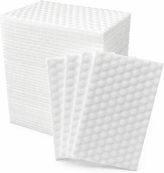 80pcs Magic Sponge Eraser Sheets, 0.3cm Thickened Upgrade Convex Point Melamine Foam Sheet Erasers Bulk for Shoes Wall Bath Shower Sink Glass Kitchenware Door Cleaning Sponge Wipes Sheet Thin Cleaner