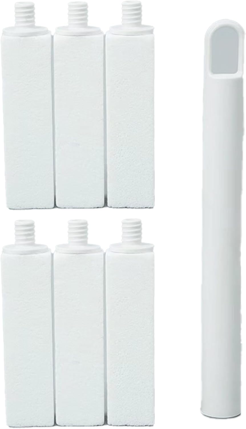 Simple Life Pumice Stone Toilet Bowl Cleaner | Toilet Pumice Stone with Extra Long Handle | Scouring Stick for Toilet Cleaning, Stain Removal on Toilets, Grills, Tiles, Grout & Pools | 4 Pack
