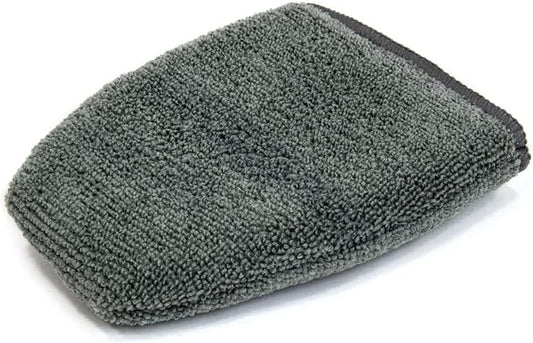 Autofiber [Finger Applicator] Microfiber Fingertip Mitt Applicator (5 in. x 4 in.) 6 Pack (Gray)