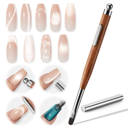 Modelones Nail Art Brushes Set, Nail Brush kit Gel Polish, Extension Gel, Liner, Clean up, Carving, Apex Building, Dotting Pens Professional Tools for Drawing Painting 3D Design Salon & DIY Use