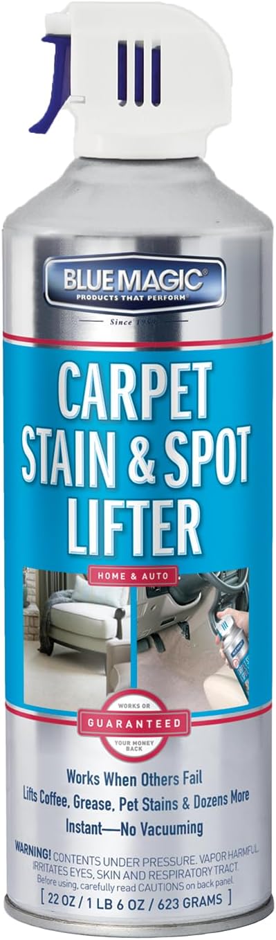 Blue Magic Carpet Stain & Spot Lifter - 22 oz. Aerosol Can (Pack of 4)