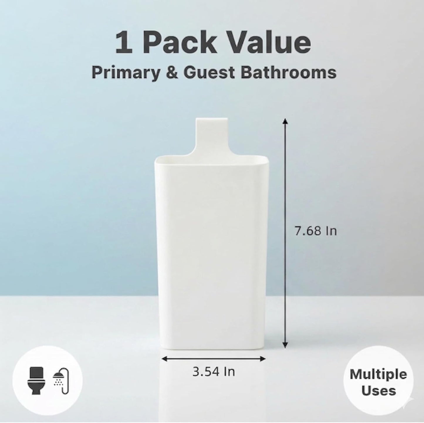 1pcs-Piece Toilet Tablet Holder with Cleaning Gloves, Toilet Tank Caddy for Cleaning Discs, Heavy Duty PP & ABS Cleaner Bracket, Bathroom Organization Set