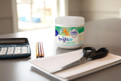 Bright Air 14 oz. Super Odor Eliminator, For Medium-Size Spaces, Cool & Clean Scent, Case of 6,Air Freshener, Natural Essential Oils, Lasts Up to 90 Days Each