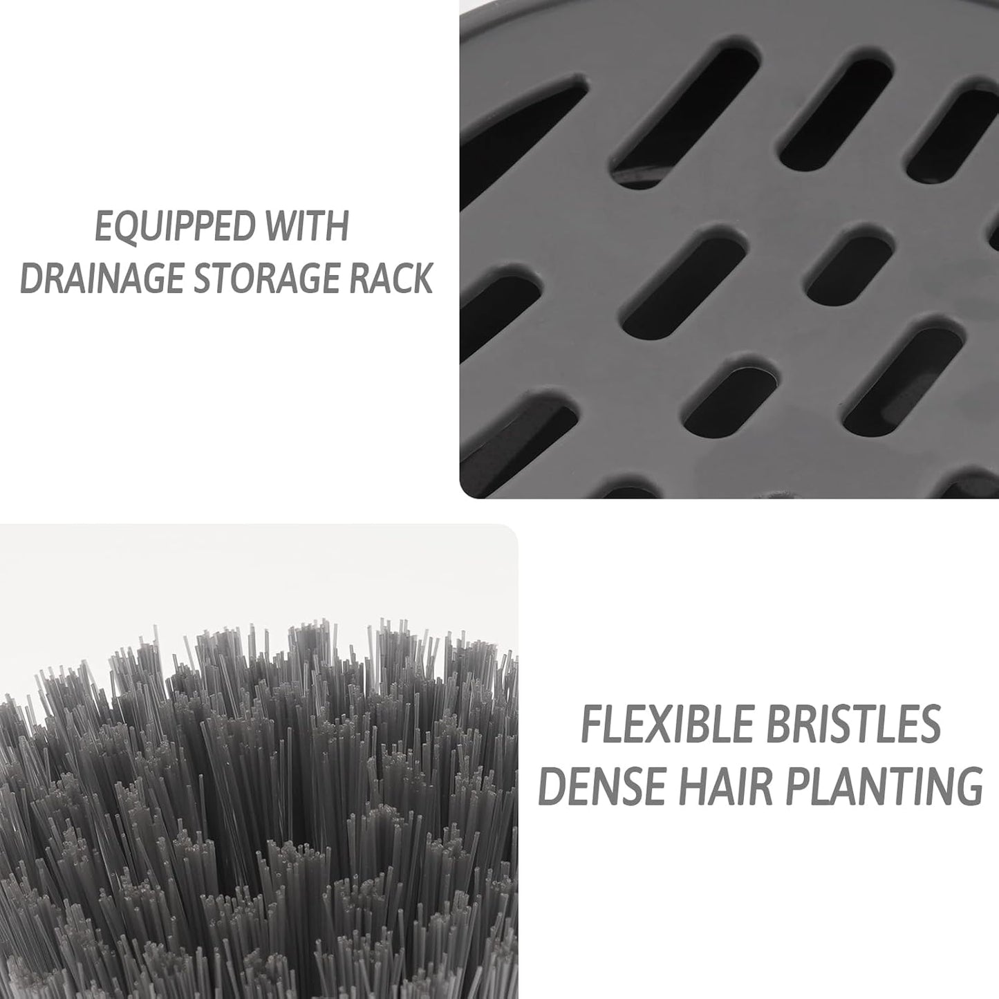 Vegetable and Fruit Cleaning Brush, 304 Stainless Steel Cleaning Brush, Microfiber Scrubbing Pad, Multipurpose Kitchen Tool (White)