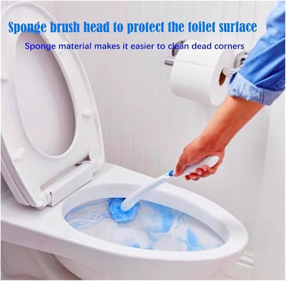 Disposable Toilet Brush Refills 40 Count, Toilet Wand Replacement Heads for Bowl Cleaning and Stain Removal