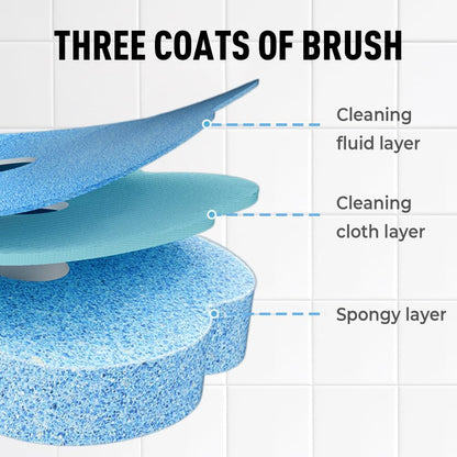 Disposable Toilet Cleaning System: Toilet Brush & Holder Kit with 18PCS Pre-Soaked Cleaner Wall-Mount Scrubbing Toilet Brush Bathroom Cleaning Kit (36-Pack Lavender Brush Head)