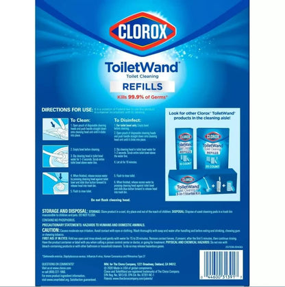 Clorox Toiletwand Refills + Wand model 30814, 36 Count(Pack of 1)