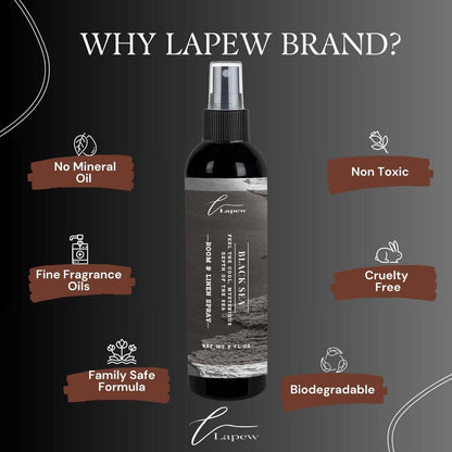 Lapew Room & Linen Spray | Fragrance Mist for Home, Car & Office | Fabric & Air Freshener | Neutralizing Mist | Made in USA | Cozy Cinnamon & Apple - Colors A