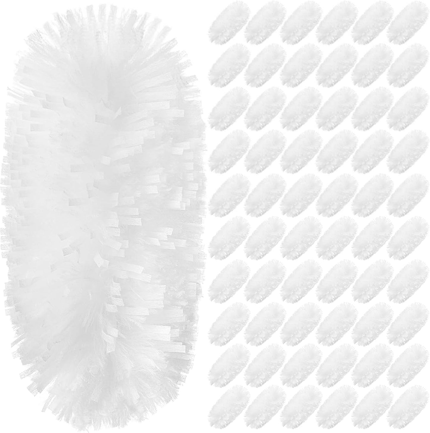 60 Count Electrostatic Duster Refills Compatible with Swiffer Duster, Multi-Surface Dusting Refills, Microfibre Dusters for Cleaning, Unscented