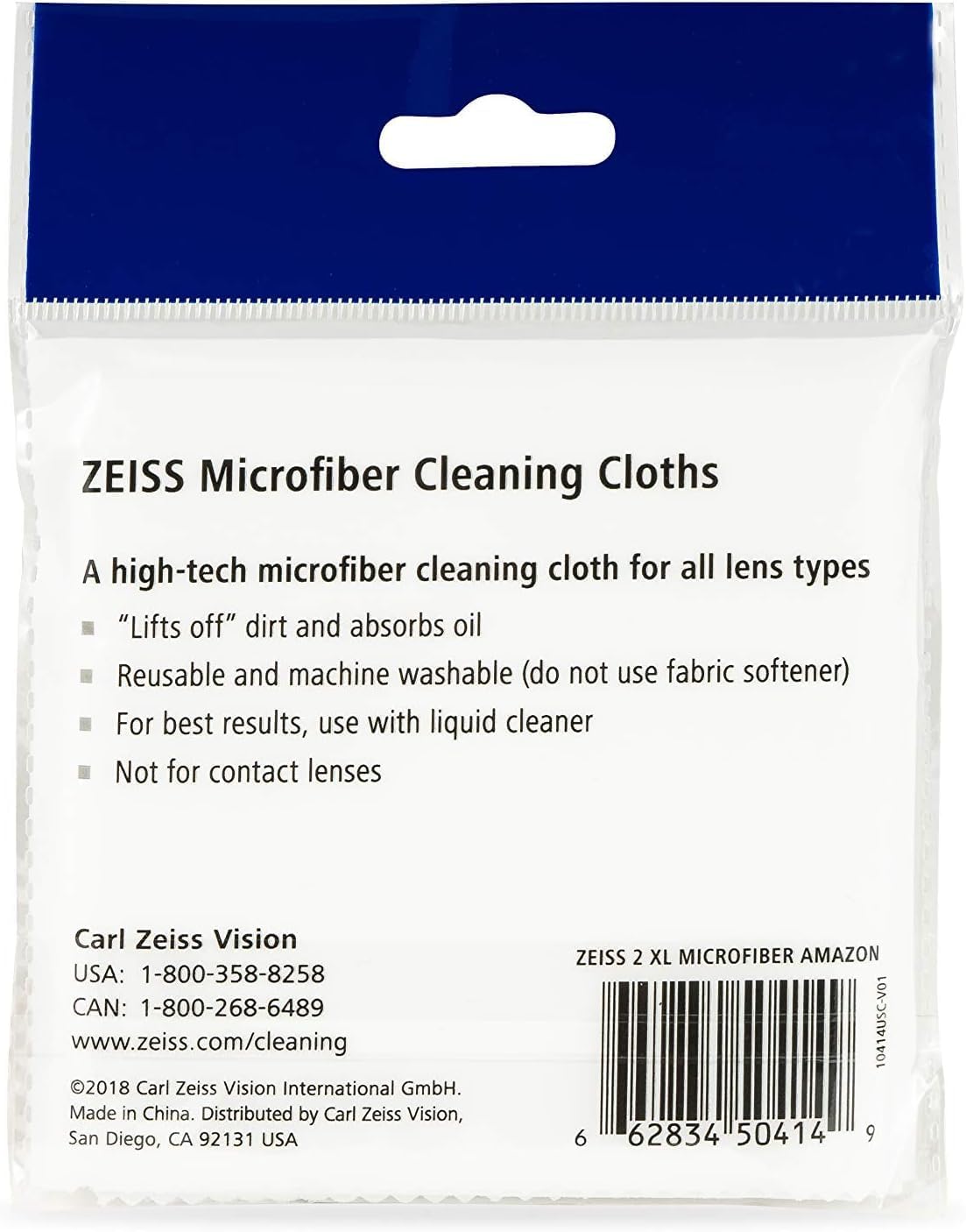 ZEISS Lens Care Pack – 2x 8oz Streak-Free Lens Spray and Microfiber Cloths for Eyeglasses and Optics
