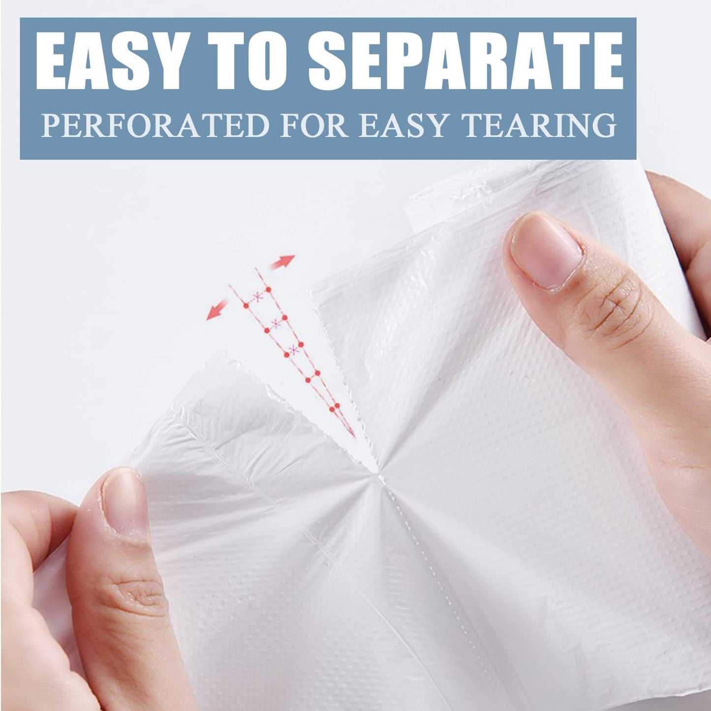 Small Trash Bags 4 Gallon - 100 Count 4 Gallon Trash Bag, Small Garbage Bags for Office Bedroom Bathroom Trash Bags, White 4 Gal Small Trash Can Liners