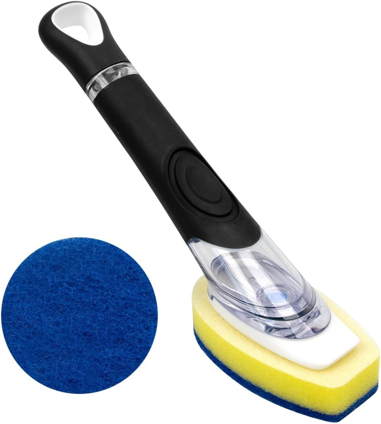 CELOX Soap Dispensing Sponge, Dish Wand with Soap Dispenser for Pans, Pots, Sink Cleaning
