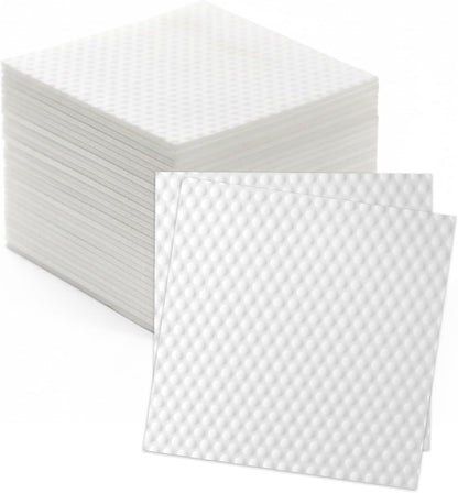 20 Pack Magic Eraser Sheets, 4X High Density Melamine Sponge Scrubber with Textured Dots, Thin Flexible Cleaning Pads for Faucets, Kitchen, Shoes & Tight Spaces (7x7 inch)