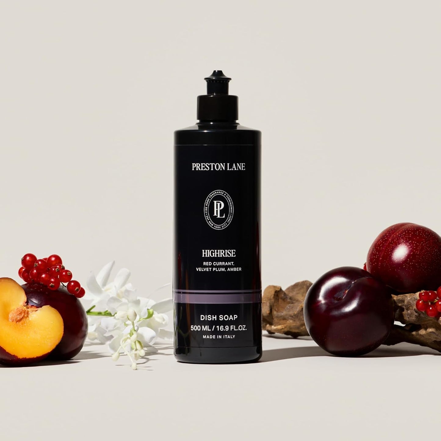 Preston Lane Luxury Dish Soap, Mayfair Scent | Plant Powered Formula with Essential Oils | Tough on Grease, Gentle on Hands | Vegan, Cruelty Free, Clean Ingredients