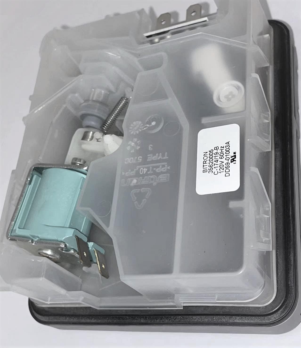 DD59-01003A Compatible for Samsung Dishwasher Rinse Aid and Detergent Dispenser DW80R706