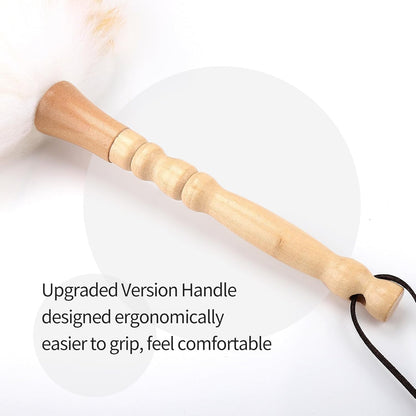 Extendable Cleaning Duster,66.9Inch Telescoping Feather Dusters with Stainless Steel Extension Pole for Cleaning High Ceiling Fan, High Ceilings,Furniture