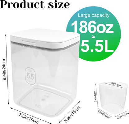 94oz/2.8L Laundry Pods Container for Room Organization Dishwasher Laundry Pod Holder with One-Press Lid and Scoop Large Capacity Holds 150 Pods Detergent Powder Container Sealed Dryer Sheet Holder