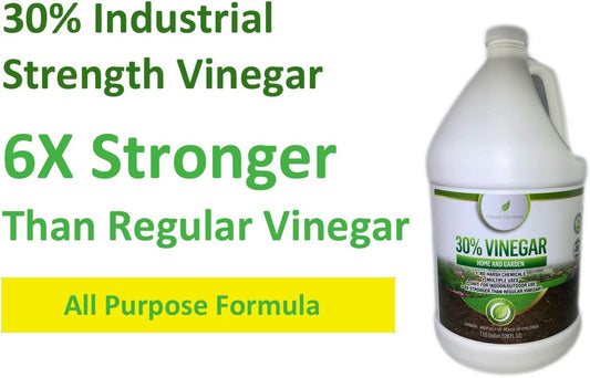Natural Elements 30% Vinegar | (4) 1 Gallon Pack | Home and Garden Vinegar
