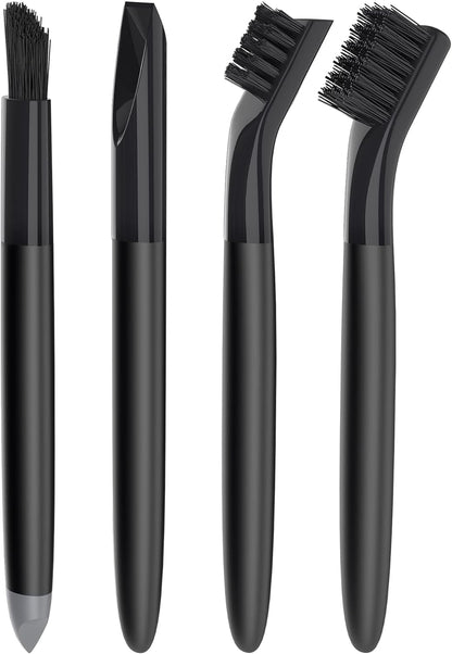 MR.SIGA Grout Cleaner Brush Set - Detail Cleaning Brush Set for Tile, Sink, Drain, Grout and Edge, Crevice Cleaning