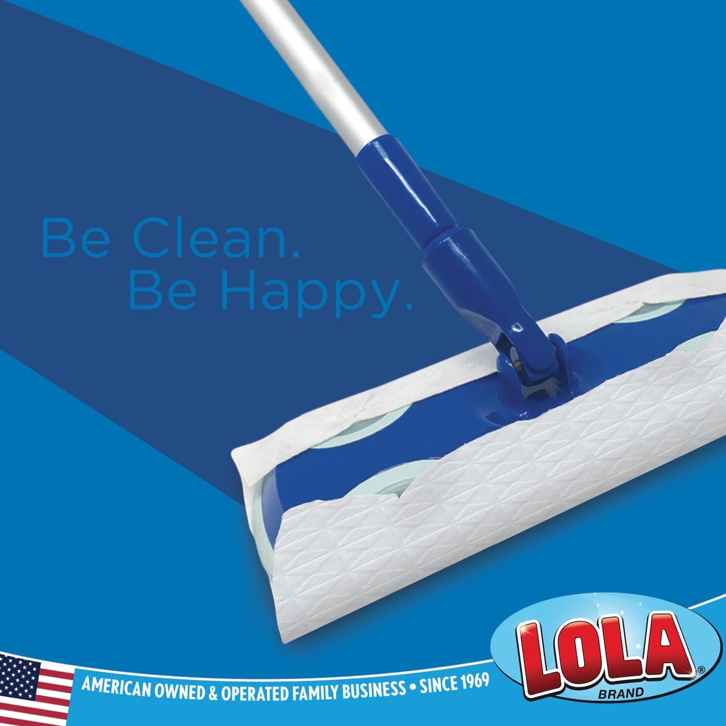 LOLA Dry Sweeping Cloth Refill Pads, 32 Pack, Unscented, Compatible with Swiffer Floor Mop, Comparable to Swiffer Refills, 11" x 8.13"