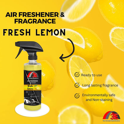 3E Car Air Freshener Premium Baby Powder Scent 16 fl oz – Professional Automotive Air Freshener & Odor Eliminator, Long-Lasting Interior Fragrance for Cars, Trucks, SUVs, RV, Home & Office
