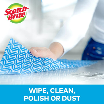 Scotch-Brite Stay Clean Scrubbing Dish Cloths, Rinses Clean and Dries Quick, 2 Non-Scratch Dish Cloths