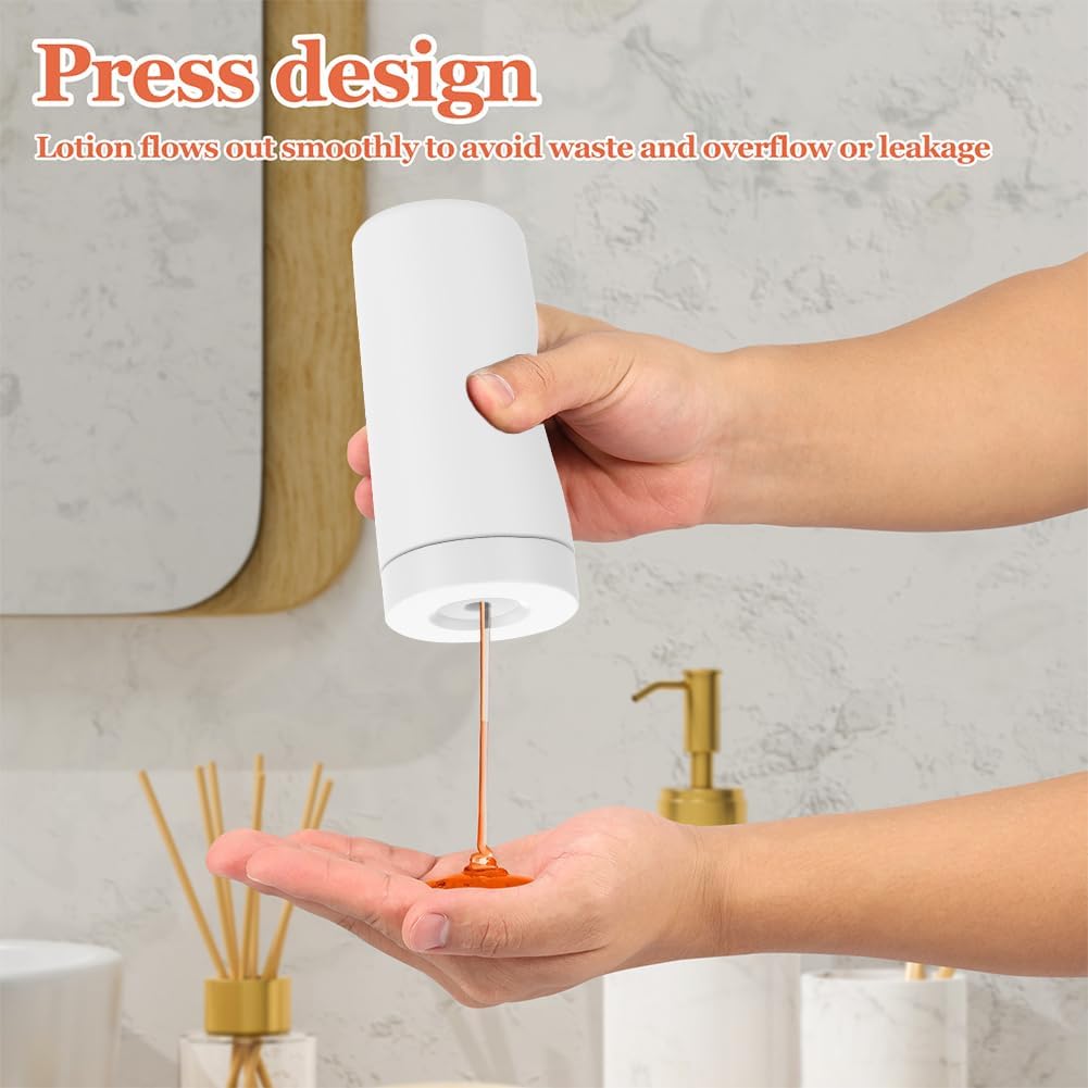 Dish Soap Dish Dispenser, Silicone Squeeze Washing Up Liquid and Hand Soap Refillable Bottles, 240ml Refillable Dishwashing Liquid Dispensing(Color:Blue)