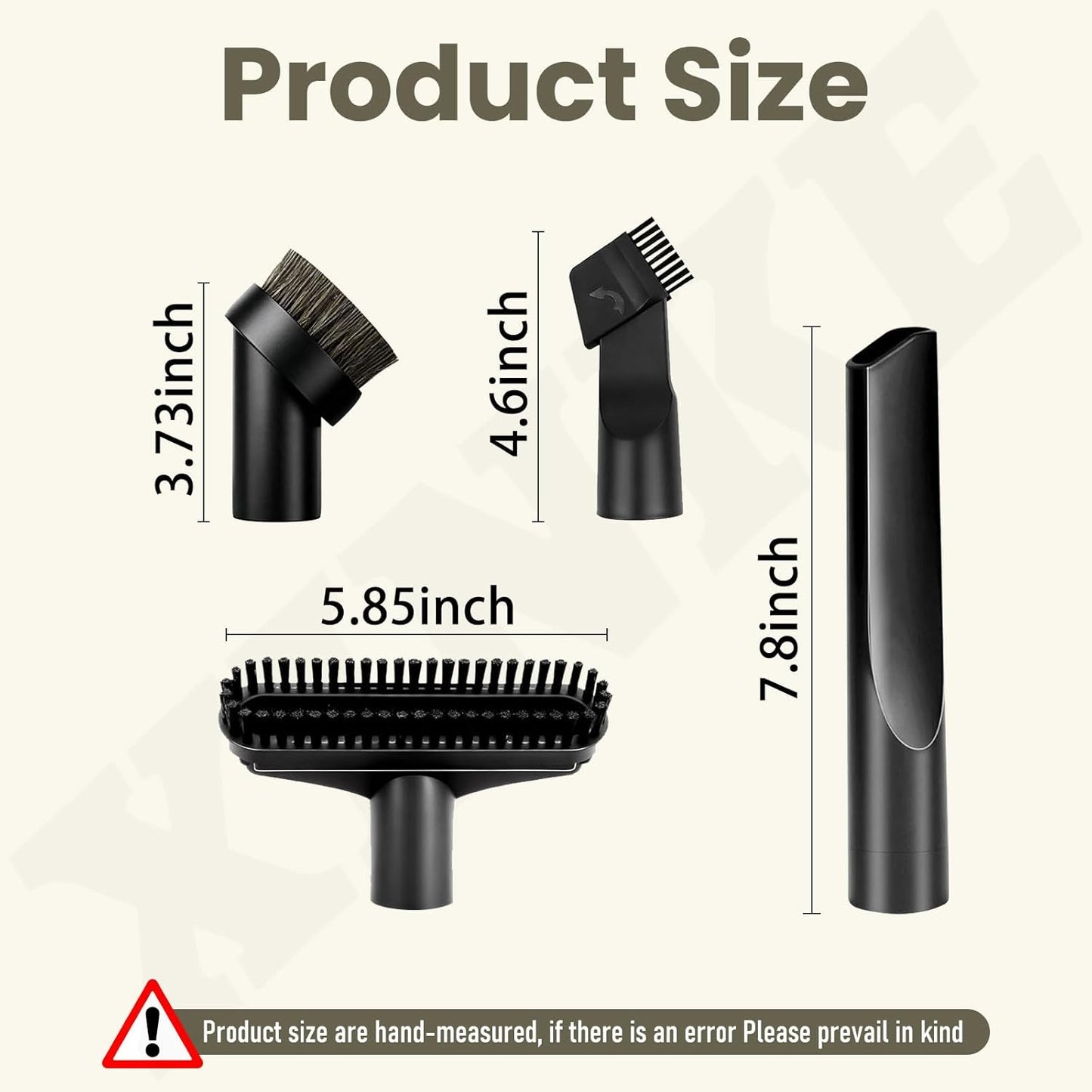 72031-01-0327 Crevice Tool & 72029-01-0327 Dust Brush & 72030-01-0327 Upholstery Tool and Nozzle Combination Tool Kit for Or-ECK BB870 BB850 BB870AD BB880 Vacuum Cle-aner and 72046-06-0327 Hose