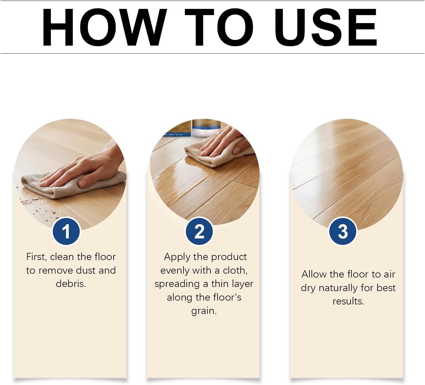 Floor Restore Cleaner and Polish, Revitalizes and Protects Wood, Laminate, Vinyl, Bamboo Floors, Spray