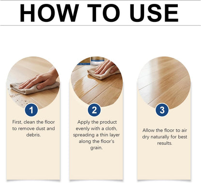 Floor Restore Cleaner and Polish, Revitalizes and Protects Wood, Laminate, Vinyl, Bamboo Floors, Spray