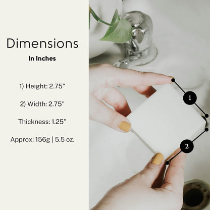 Dish Washing Bundle Kit | Eco-Friendly Solid Dish Soap, Cedar Soap Tray, Bamboo Pot Brush | Organic & Vegan Ingredients, Non-Tox Dish Soap | 3pc. Set