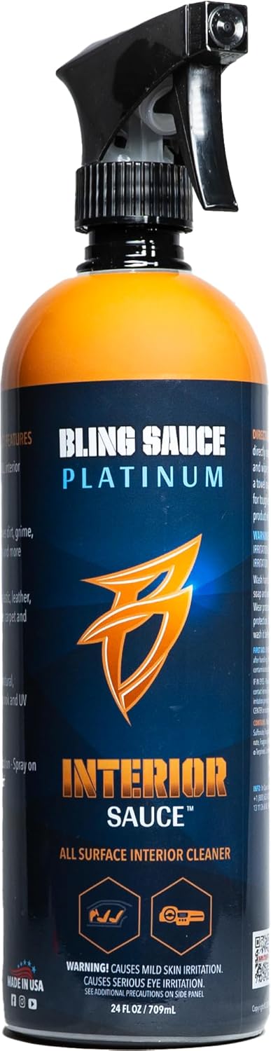 Bling Sauce Platinum Spots Sauce, Heavy-Duty Hard Water Spot Remover for Cars, Trucks, SUVs, 24oz.
