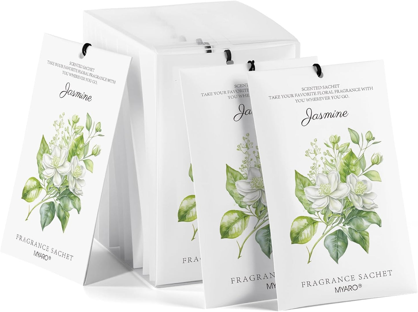 MYARO 12 Pack Fresh Linen Scented Sachets for Drawer, Closet & Car Air Freshener Bags | Odor Eliminator & Fabric Refresher | Crisp, Clean Home Fragrance Gift Set