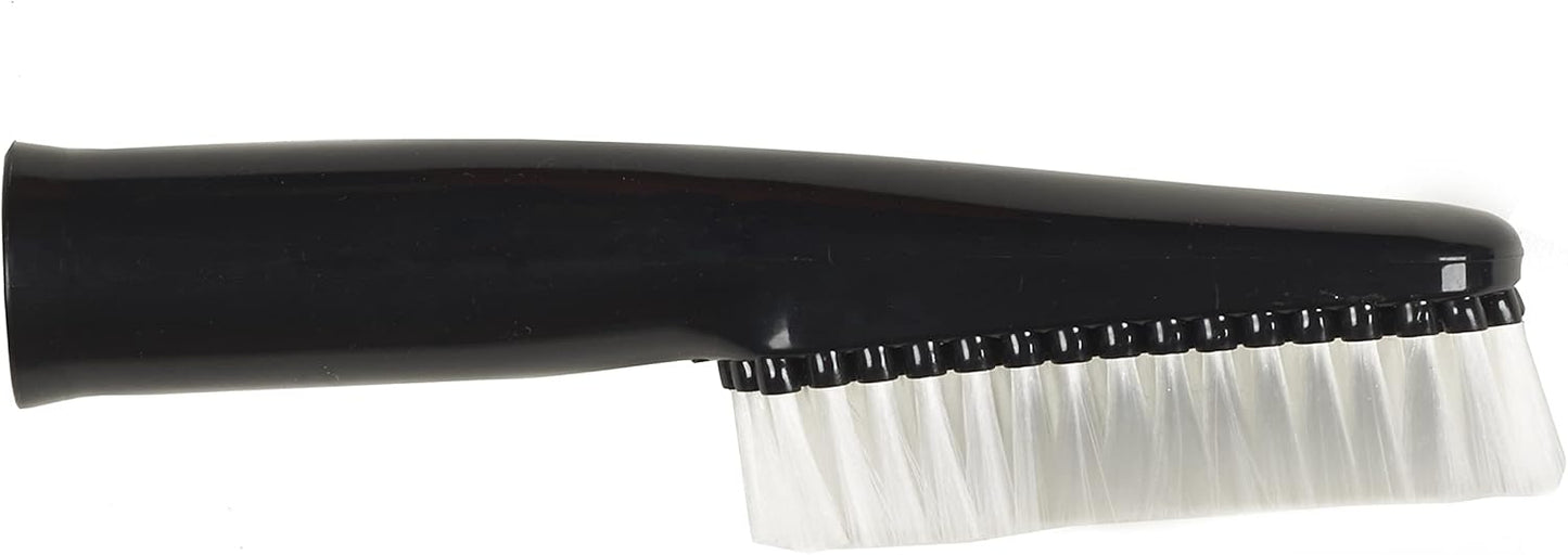 Shop-Vac 9018033 1.25 Inch Diameter Soft Auto Brush, Black Nylon Bristles, Ideal for Cleaning Vehicle Interiors, Dashboards, and Upholstery