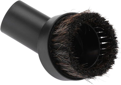 Delaman 32mm Round Dust Brush, 1.25" Small Round Vacuum Cleaner Accessory Vacuum Attachment for Cleaning Vacuum Blinds Hard Small Spaces Soft Bristle