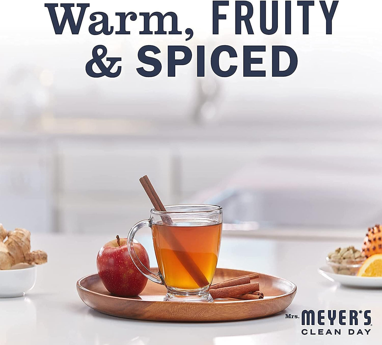 Mrs. MEYER'S CLEAN DAY Liquid Dish Soap 3 Pack Variety, Acorn Spice, Apple Cider, Fall Leaves, 16 OZ Each, 1 CT