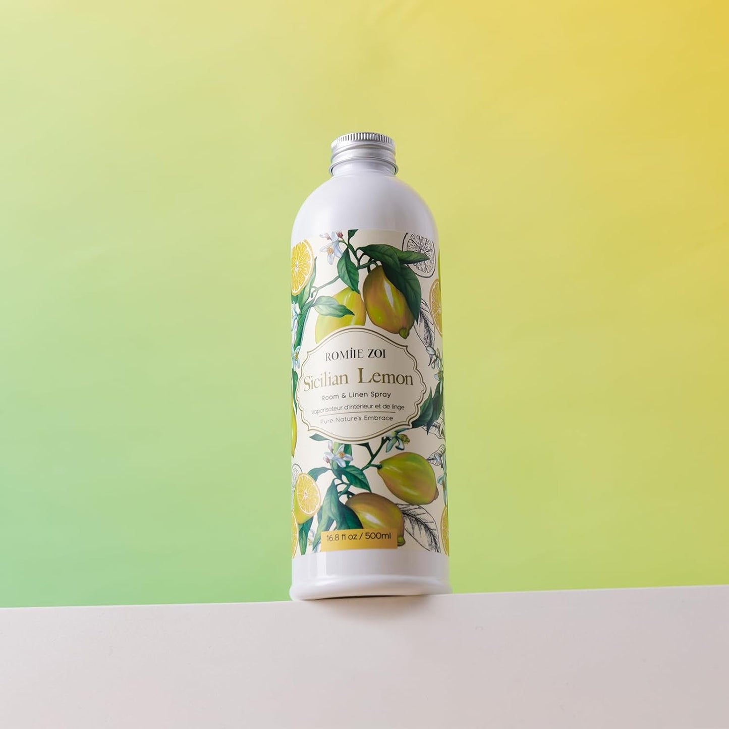ROMIIE ZOI Room Spray Lemon, Air Freshener Spray Made with Natural Plant Extract, Scented Room Spray for Home Fragrance Fabric Spray Freshener 8.5 FL OZ