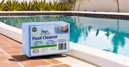 COMPAC Home Magic Stone Pool Cleaner to Easily Remove Dirt, Algae, Lime, and More - Recycled Glass Stone