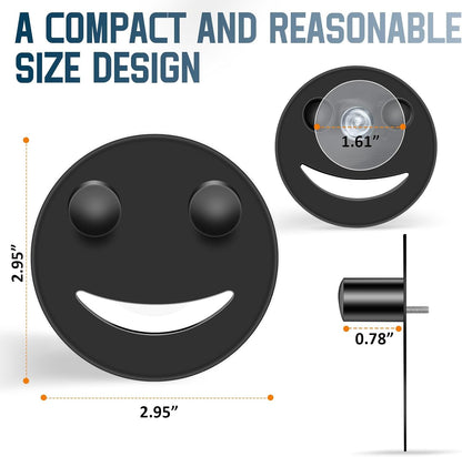 2 Pack Stainless Steel Smiley Face Dish Sponge Holder, Silver Sink Caddy Organizer Storage with Suction Cup for Kitchen, Kitchen Accessories Decor Scrubber-Silver