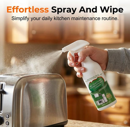 Multi-Purpose Enzyme Foam Cleaner, 2026 New Heavy-Duty Kitchen Oil Remover Spray Degreaser Powerful Household Appliance Cleaner Spray for Cooktop Appliance Includes Towel and Sponge Wipes (1PCS)
