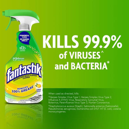 Fantastik All-Purpose Cleaner, with Bleach, 32 Fl Oz