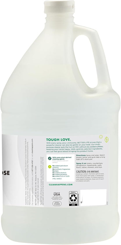 Better Life All Purpose Cleaner - Multipurpose Home and Kitchen Cleaning Spray for Glass, Countertops, Appliances, Upholstery & More - Multi-surface Spray Cleaner - 24oz (Pack of 2) Unscented