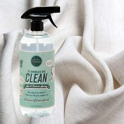 San Francisco Soap Company Smells So Clean Linen Spray | Egyptian Cotton | 33.8 Fl Oz | Fresh Spray | Multi-Purpose And Dye Free