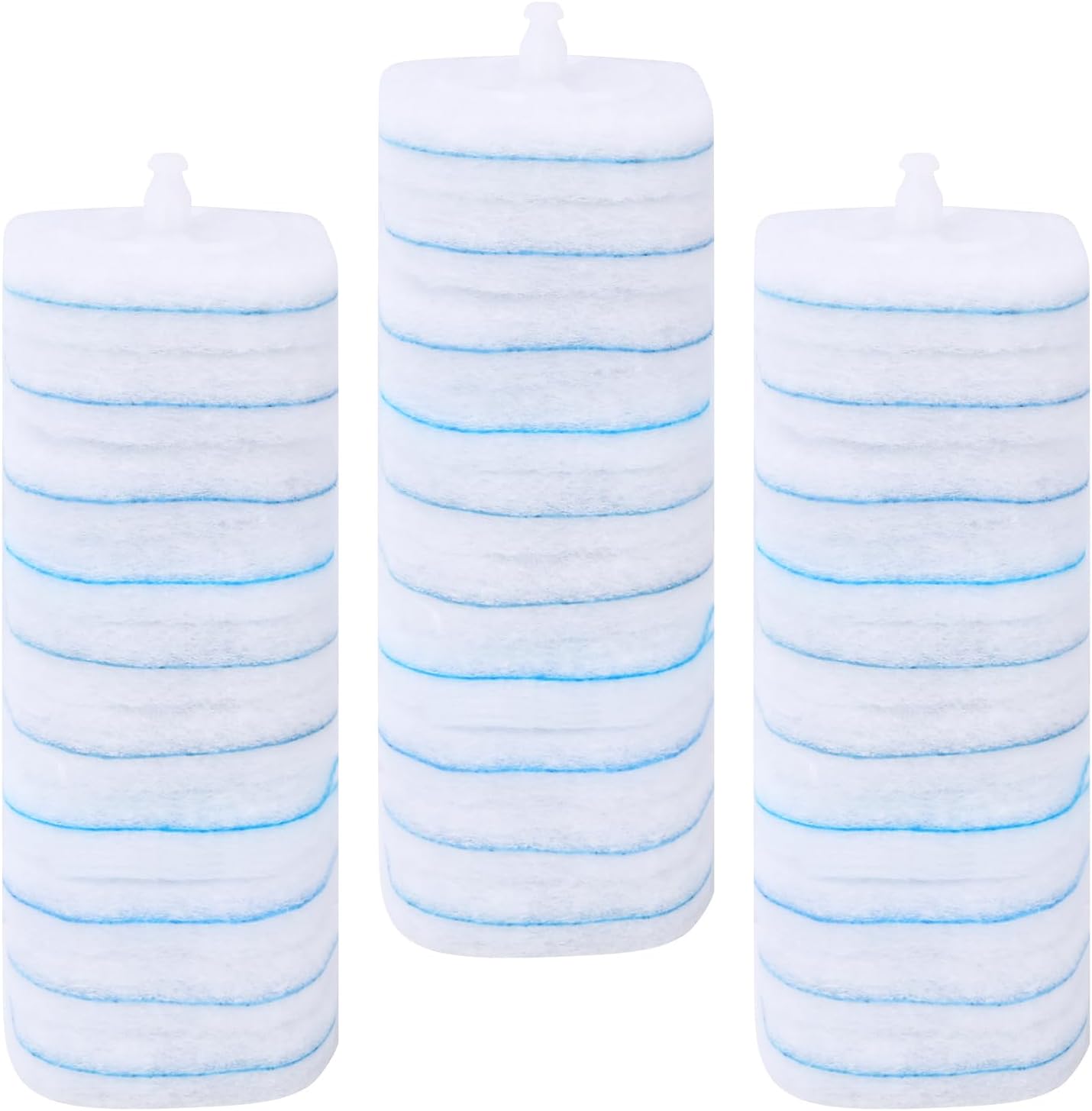 30 Count Disposable Toilet Brush Refills, Toilet Refill Pads Compatible with Clorox and Oshang Toilet Brush, Bathroom Cleaning Heads