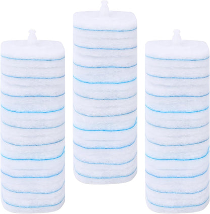 30 Count Disposable Toilet Brush Refills, Toilet Refill Pads Compatible with Clorox and Oshang Toilet Brush, Bathroom Cleaning Heads