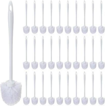 Tioncy 15 Pcs 14.2 Inch Toilet Brush Commercial Heavy Duty Toilet Bowl Cleaning Scrub Long Scrubber for Bathroom Cleaning Supplies