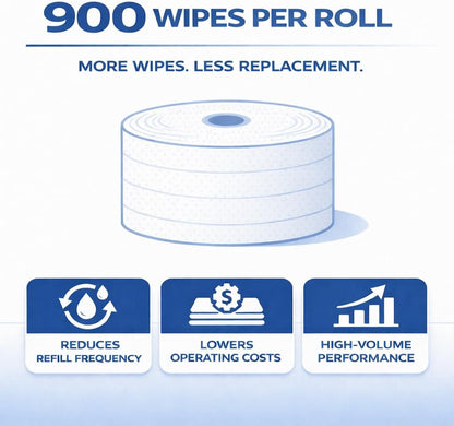 2XL Antibacterial Force Disinfecting Wipes – Bucket Refill Cleaning Wipe, 6" x 8", White – EPA Registered